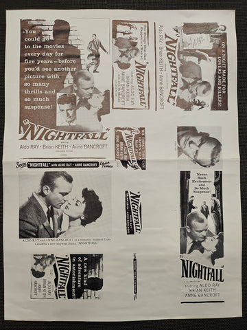 "Nightfall" Original Movie Ad Clip Art Print