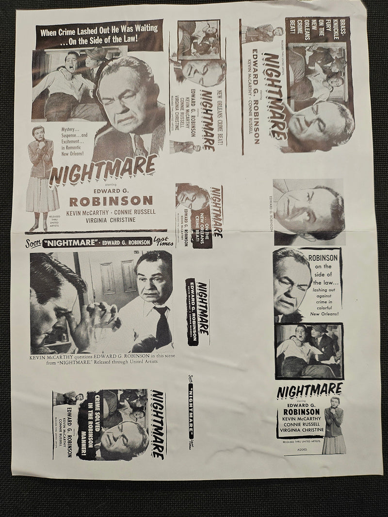 "Nightmare" Original Movie Ad Clip Art Print