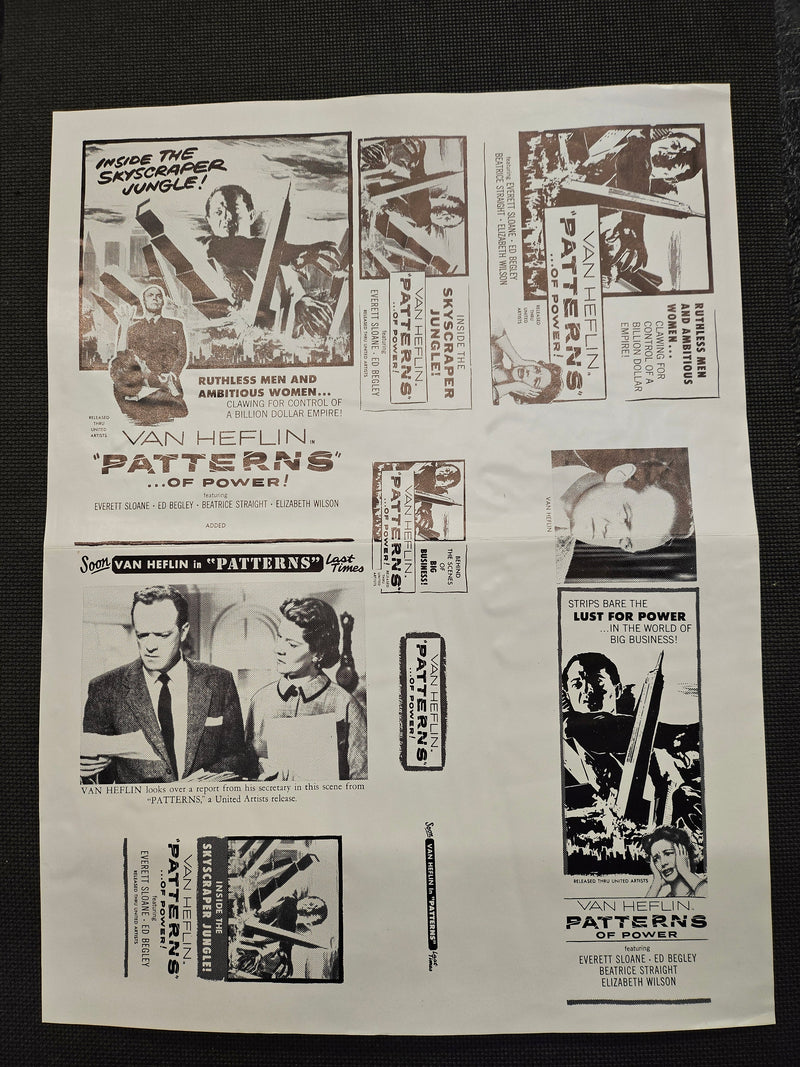 "Patterns" Original Movie Ad Clip Art Print