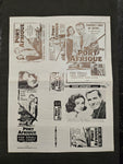 "Port Afrique" Original Movie Ad Mat Mold and Ad Clip Art Print