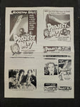 "Project M-7" Original Movie Ad Mat Mold and Ad Clip Art Print