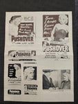 "Pushover (Strange Fascination)" Original Movie Ad Clip Art Print