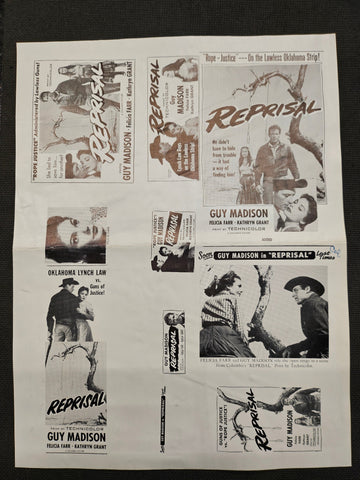 "Reprisal" Original Movie Ad Clip Art Print