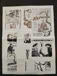 "Reprisal" Original Movie Ad Mat Mold and Ad Clip Art Print