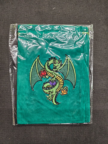 Green Dragon RPG Dice Bag