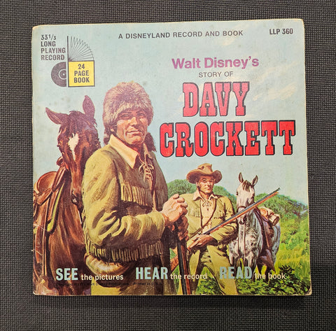 Disneyland Book and Record Davy Crockett