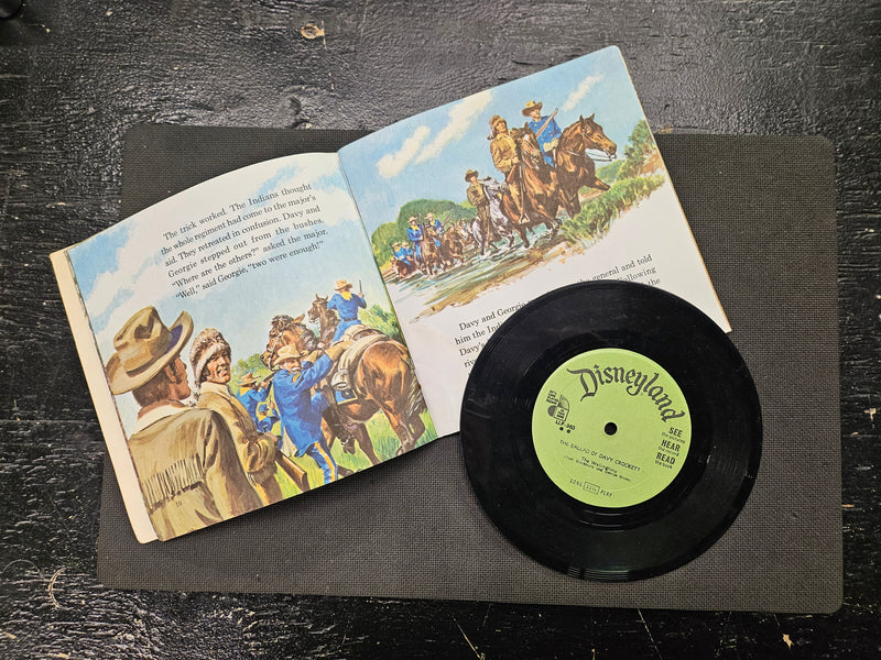 Disneyland Book and Record Davy Crockett