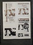 "Romeo And Juliet" Original Movie Ad Clip Art Print