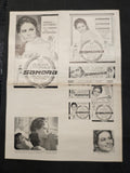 "Sandra" Original Movie Ad Mat Mold and Ad Clip Art Print