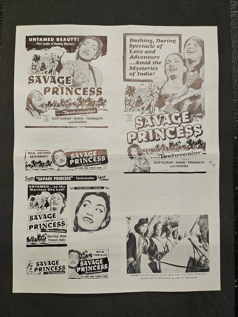 "The Savage Princess" Original Movie Ad Clip Art Print