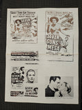 "Seven Guns To Mesa" Original Movie Ad Mat Mold and Ad Clip Art Print