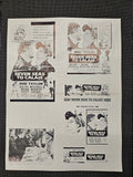 "Seven Seas To Calais" Original Movie Ad Mat Mold and Ad Clip Art Print