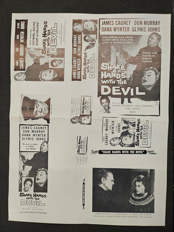 "Shake Hands With The Devil" Original Movie Ad Clip Art Print