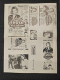 "Shock Treatment" Original Movie Ad Mat Mold and Ad Clip Art Print