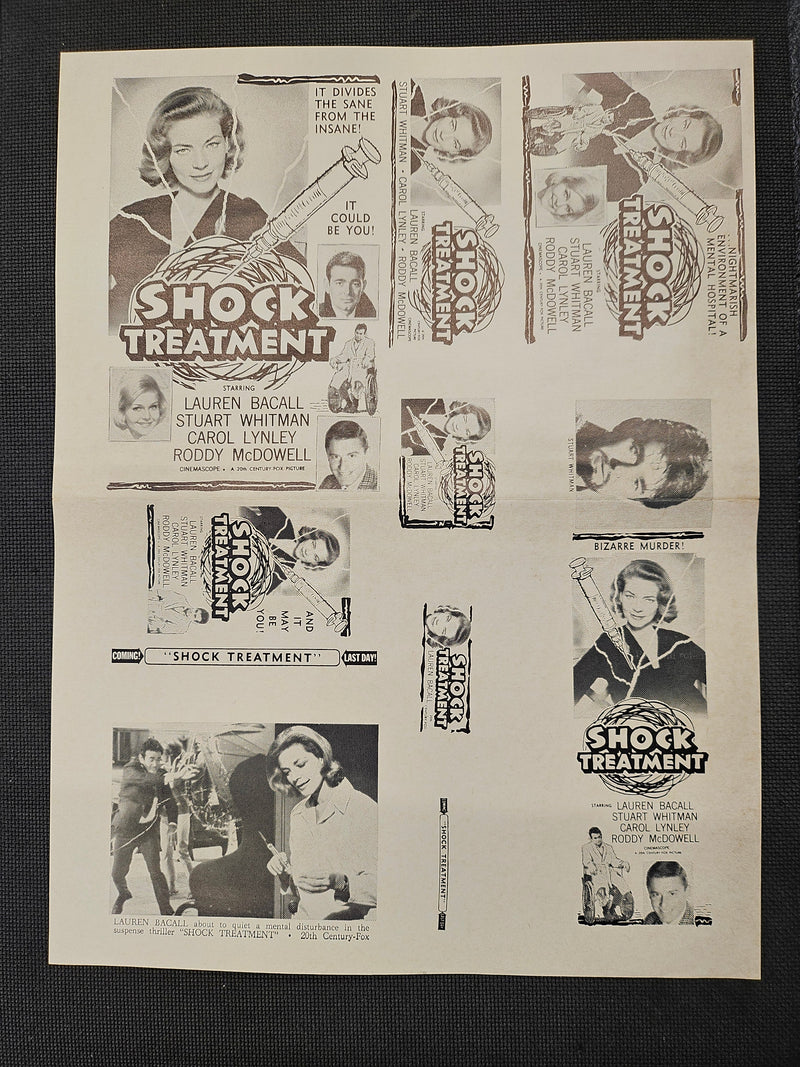 "Shock Treatment" Original Movie Ad Clip Art Print