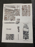 "The Silent World" Original Movie Ad Mat Mold and Ad Clip Art Print