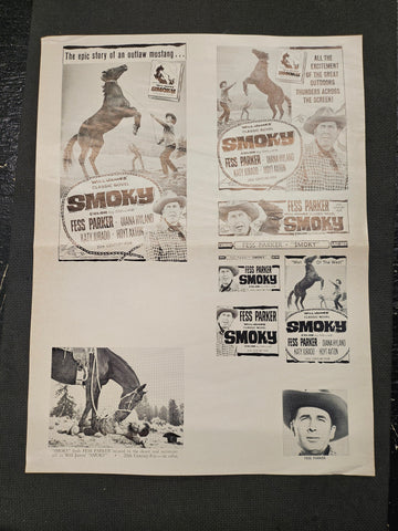 "Smoky" Original Movie Ad Clip Art Print