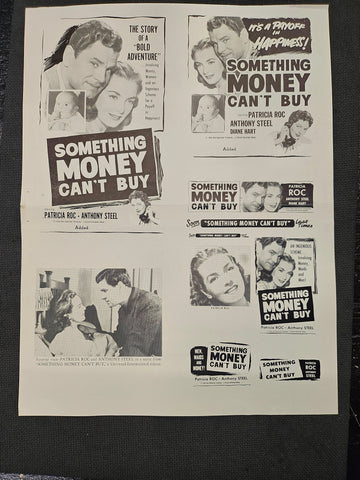"Something Money Can't Buy" Original MovieAd Clip Art Print