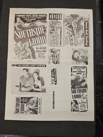 "Southside 1-1000" Original Movie Ad Clip Art Print