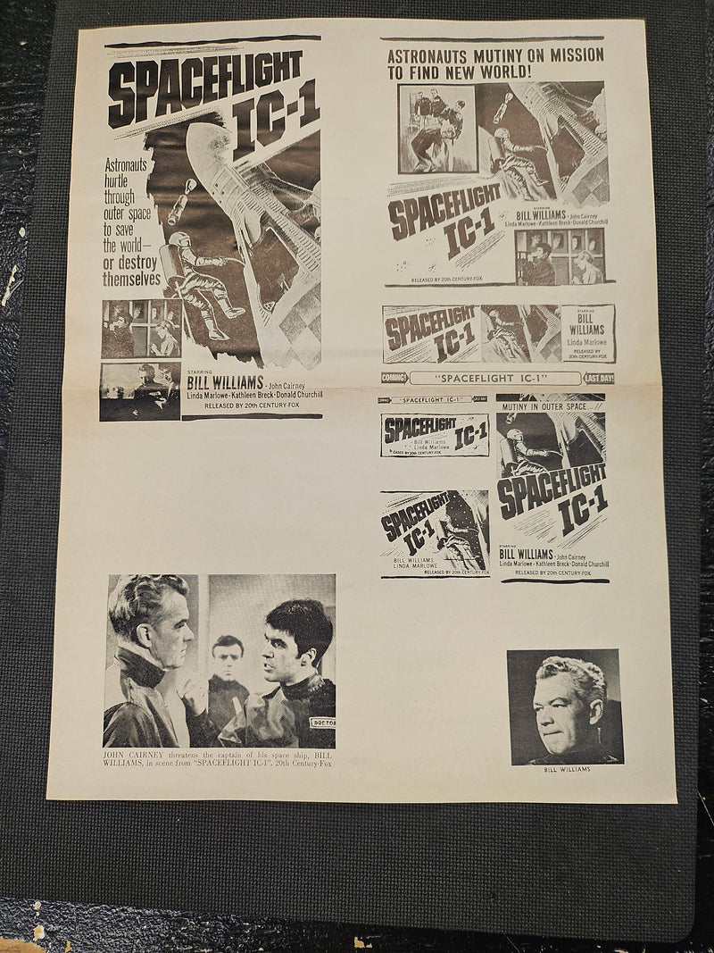 "Spaceflight IC-1" Original Movie Ad Clip Art Print