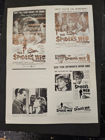 "The Spider's Web" Original Movie Ad Clip Art Print