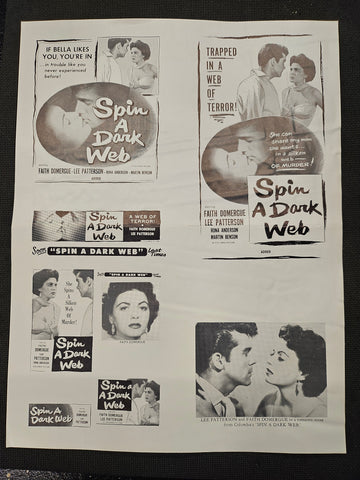 "Spin A Dark Web" Original Movie Ad Clip Art Print