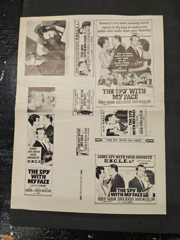 "The Spy With My Face" Original Movie Ad Clip Art Print