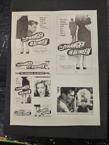 "The Stranger In Between" Original Movie Ad Clip Art Print