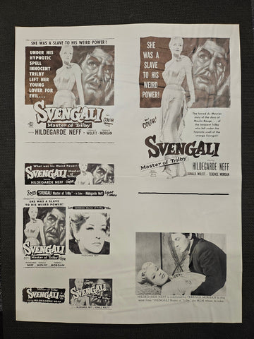 "Svengali " Original Movie Ad Clip Art Print