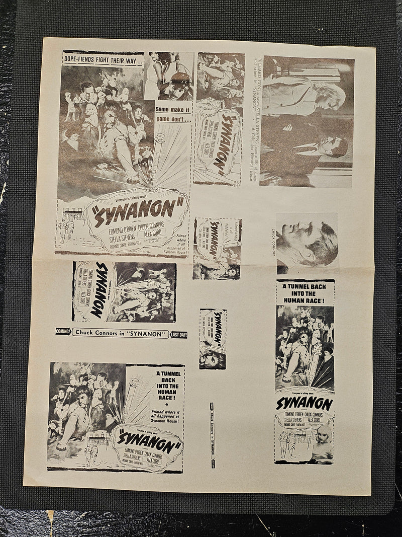 "Synanon (Get Off My Back)" Original Movie Ad Clip Art Print