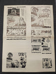 "The Plague Of The Zombies" Original Movie Ad Clip Art Print