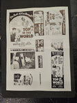 "Top Of The World" Original Movie Ad Clip Art Print