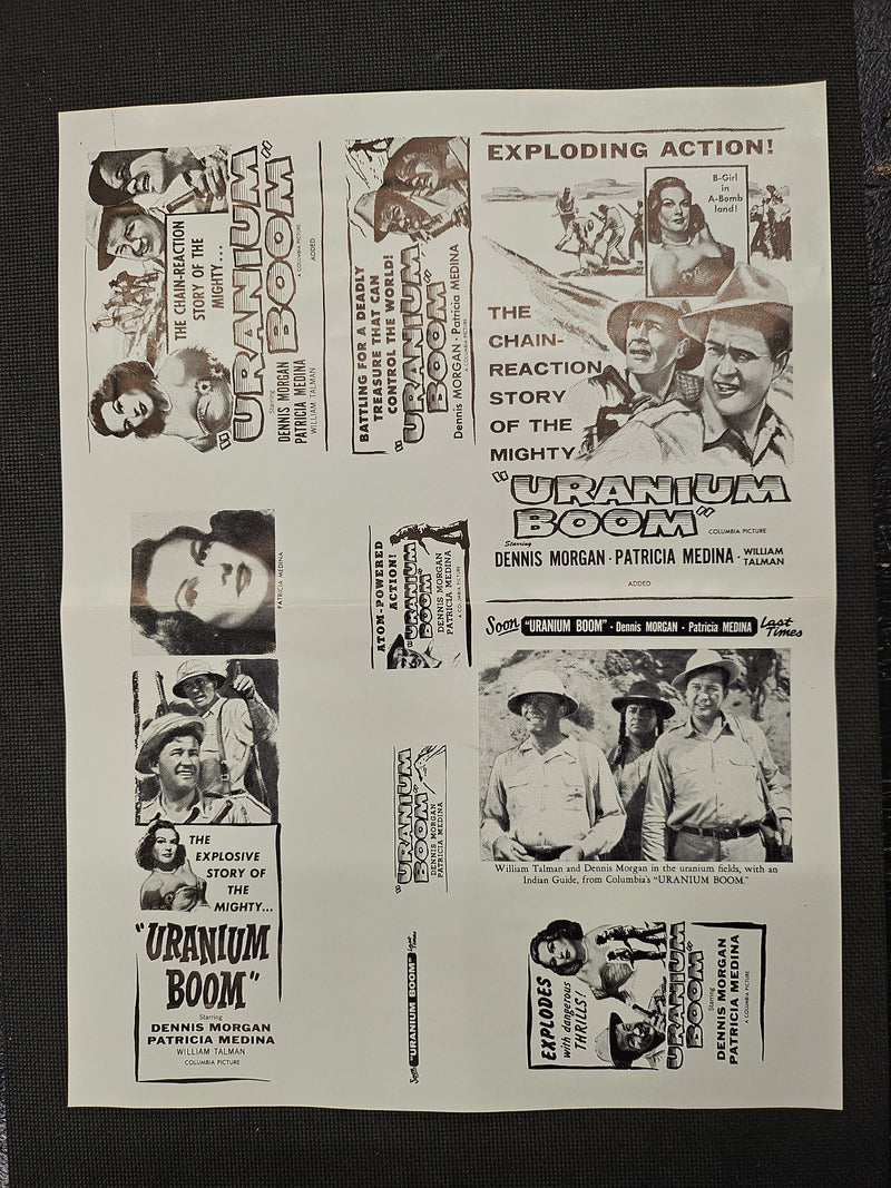"Uranium Boom" Original Movie Ad Clip Art Print