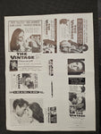 "The Vintage" Original Movie Ad Mat Mold and Ad Clip Art Print