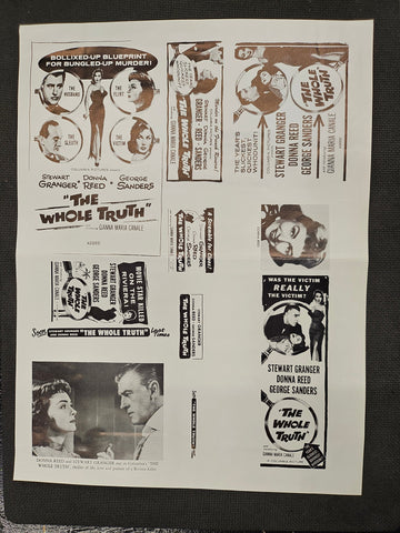 "The Whole Truth" Original Movie Ad Clip Art Print