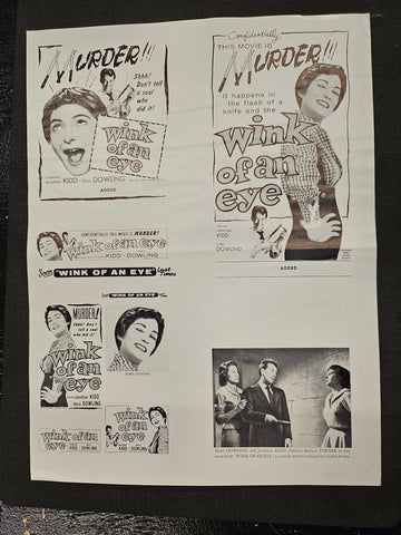 "Wink Of An Eye" Original Movie Ad Clip Art Print