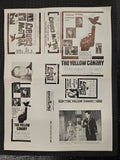 "The Yellow Canary" Original Movie Ad Mat Mold and Ad Clip Art Print