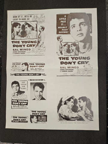 "The Young Don't Cry" Original Movie Ad Clip Art Print
