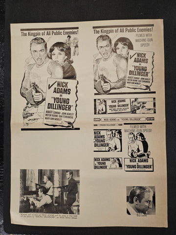 "Young Dillinger" Original Movie Ad Clip Art Print