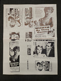 "Wicked As They Come" Original Movie Ad Mat Mold and Ad Clip Art Print