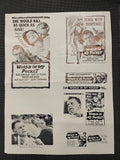 "World In My Pocket" Original Movie Ad Mat Mold and Ad Clip Art Print
