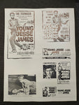 "Young Jesse James" Original Movie Ad Mat Mold and Ad Clip Art Print
