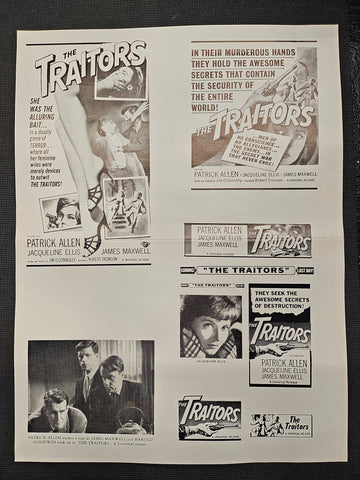 "The Traitors" Original Movie Ad Clip Art Print