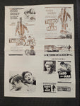 "Third Of A Man" Original Movie Ad Mat Mold and Ad Clip Art Print