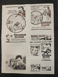 "Thunder Island" Original Movie Ad Mat Mold and Ad Clip Art Print