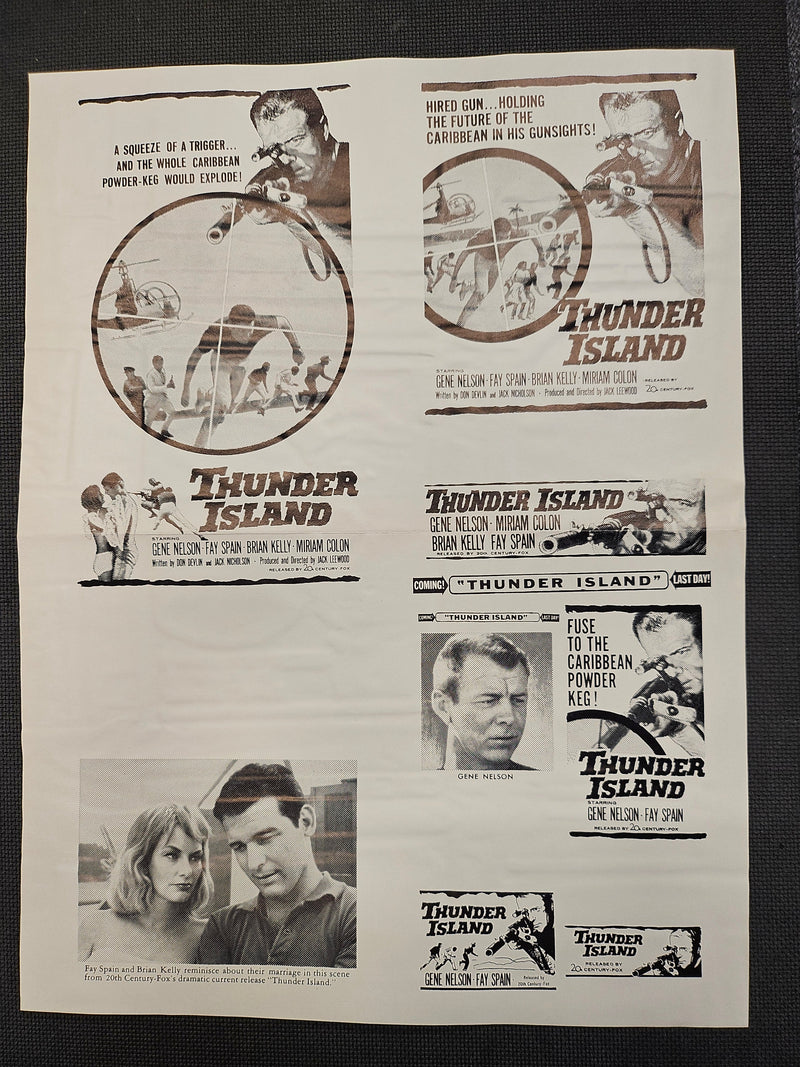 "Thunder Island" Original Movie Ad Clip Art Print