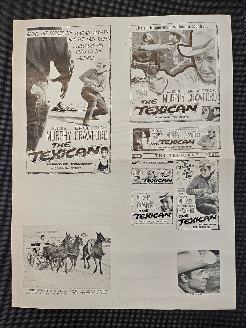 "The Texican" Original Movie Ad Clip Art Print