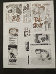 "Tall Story" Original Movie Ad Mat Mold and Ad Clip Art Print