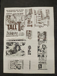 "The Tall T" Original Movie Ad Mat Mold and Ad Clip Art Print
