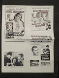 "Street Of Sinners" Original Movie Ad Mat Mold and Ad Clip Art